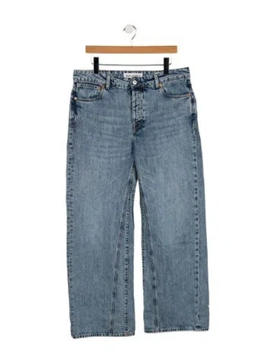 Pre-owned Our Legacy Straight-leg Jeans In Blue