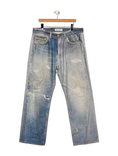 Pre-owned Our Legacy Straight-leg Jeans In Blue