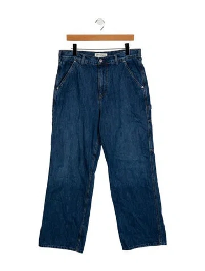 Pre-owned Our Legacy Straight-leg Jeans In Blue