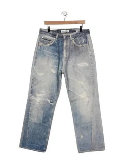 Pre-owned Our Legacy Straight-leg Jeans In Blue