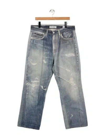 Pre-owned Our Legacy Straight-leg Jeans In Blue