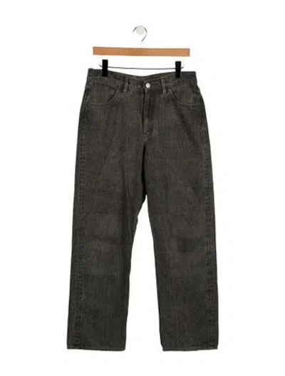 Pre-owned Our Legacy Straight-leg Jeans In Gray