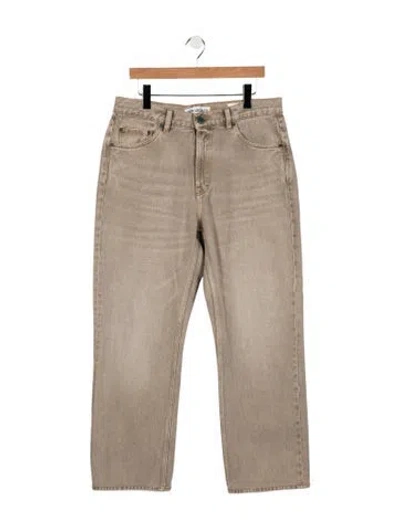 Pre-owned Our Legacy Straight-leg Jeans In Gray