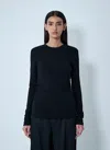 Our Legacy Strain Slim Top In Black