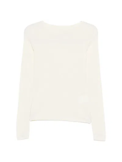 Our Legacy Strict Ribbed-knit T-shirt In White