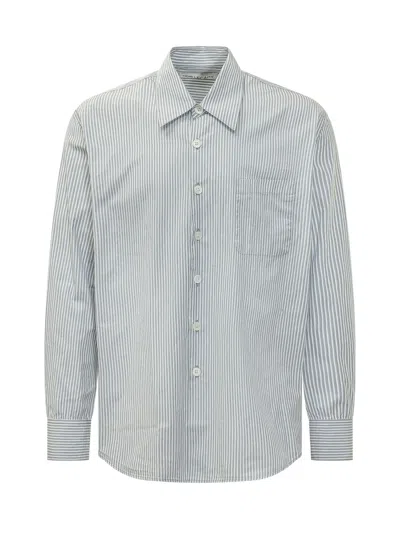 Our Legacy Stripe Above Shirt In Blue