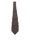 Our Legacy Stripe-printed Tie In Brown