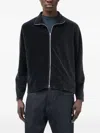 Our Legacy Striped Full-zip Jacket In Blue