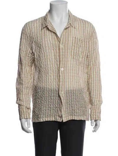 Pre-owned Our Legacy Striped Long Sleeve Shirt In Multicolor
