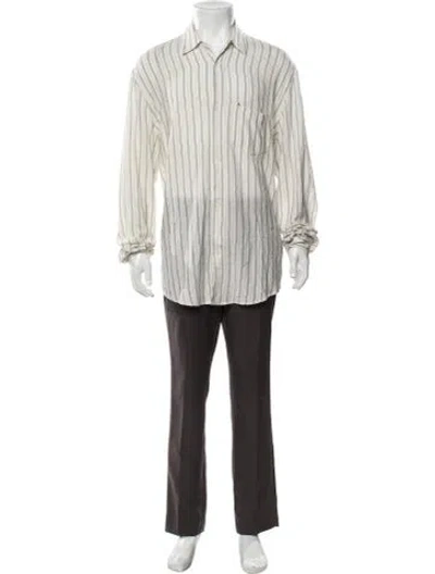 Pre-owned Our Legacy Striped Long Sleeve Shirt In Multicolor