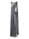 Our Legacy Striped Maxi Dress In Black