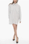 OUR LEGACY STRIPED OVERSIZED POP SHIRT WITH BREAST POCKET