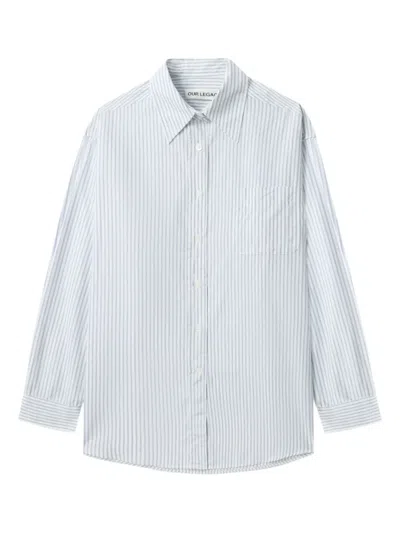 Our Legacy Striped Shirt In 蓝色