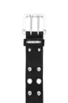 Our Legacy Studded Double Tongue Belt Black