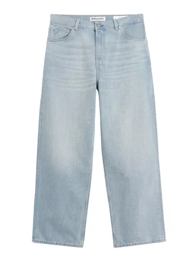 Our Legacy Stylish Belt Loops With Five Pockets For Men In Multicolor