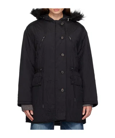 Our Legacy Subtle Parka Coat In Black