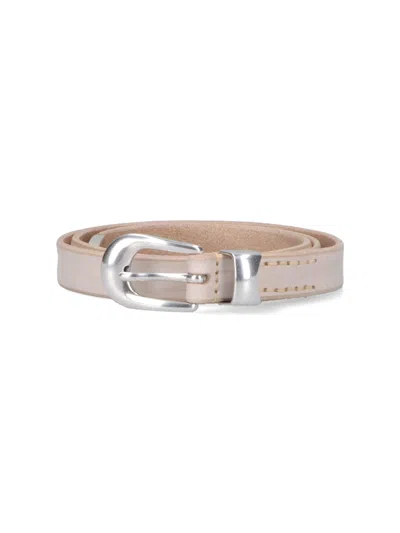 Our Legacy Suede Belt In Brown