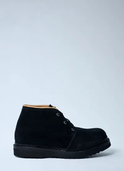 Our Legacy Suede Boots In Black