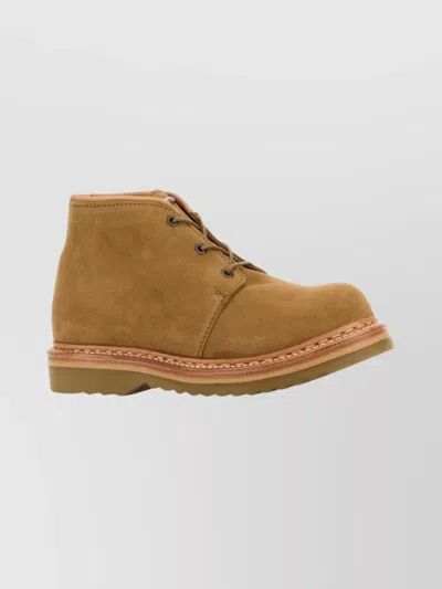 OUR LEGACY SUEDE CHUKKA ANKLE BOOTS WITH CHUNKY SOLE