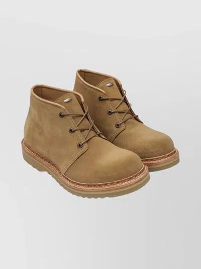 OUR LEGACY SUEDE CHUKKA BOOTS ROUND TOE