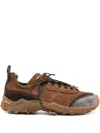 Our Legacy Suede Lace-up Low-top Sneakers In Brown