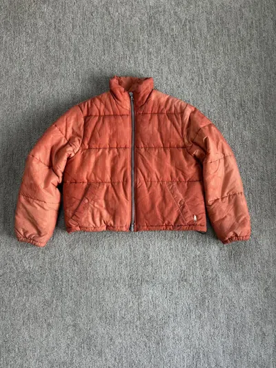 Pre-owned Our Legacy “sunfaded” Insilated Jacket Size M In Orange