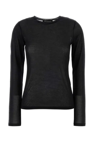 Our Legacy Super Slim Longsleeve In Black