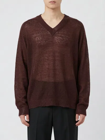 Our Legacy Sweater Men  In Burgundy