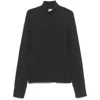 Our Legacy Gray Dropped Shoulder Turtleneck In Grey