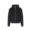Our Legacy Hooded Knitwear With Drawstring And Ribbed Cuffs In Black