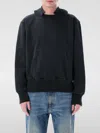 Our Legacy Relic Cropped Distressed Cotton-jersey Hoodie In Black