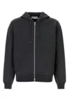 Our Legacy Charcoal Stretch Cotton Blend Sweatshirt In Black