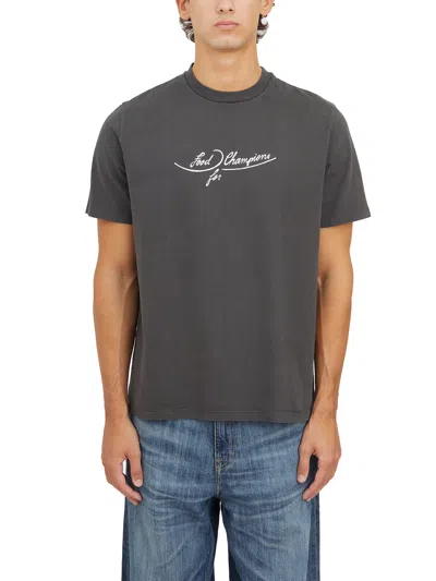 Our Legacy T-shirt Box In Cotone In Gray