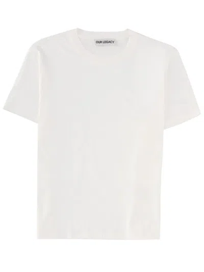 Our Legacy T-shirt "classic" In White