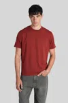 Our Legacy Short Sleeve Crew Neck Basic T-shirt In Red