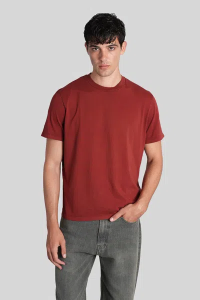OUR LEGACY T-SHIRT IN RED COTTON