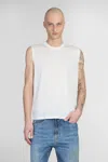 Our Legacy Lightweight Sleeveless Crew Neck T-shirt In White