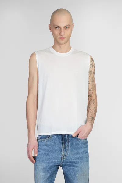 OUR LEGACY T-SHIRT IN WHITE COTTON