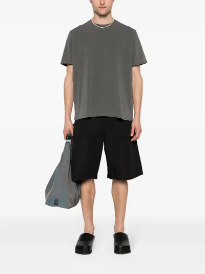 Our Legacy Mens Worn Black Boxy Short-sleeve Cotton-jersey T-shirt In Gray