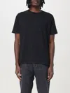 Our Legacy Crew Neck Cotton T-shirt In Schwarz