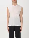Our Legacy Lightweight Sleeveless Crew Neck T-shirt In Weiss