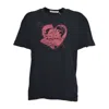 Our Legacy Mens Love Story Print Loose Love Graphic-print Cotton T-shirt In Black