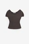 Our Legacy Sculpt Tank T-shirt In Black