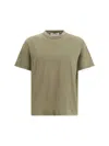 Our Legacy Boxy Crew Neck T-shirt In Jersey In Metallic