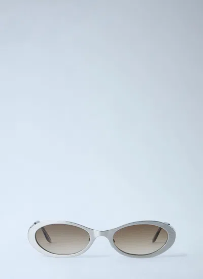 Our Legacy Silver Tad Sunglasses In Gray