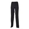 Our Legacy Tailored Black Trousers With High Waist And Cuffed Hems In Black
