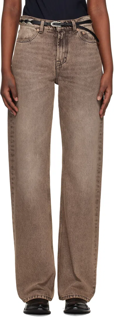 Our Legacy Tan Wata Cut Jeans