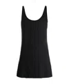 Our Legacy Tank Sleeveless Minidress In Black