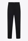 Our Legacy Tapered-leg Chino Pants In Black