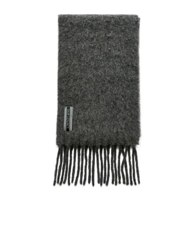 Our Legacy Tassel Scarf In Gray